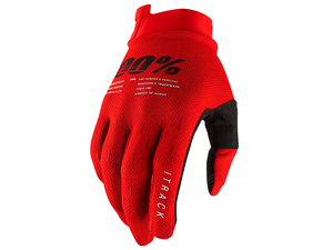 Rękawiczki 100% iTRACK Glove red