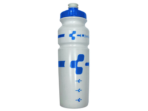 Bidon Cube Bottle Logo 0,75l white/blue 