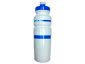 Bidon Cube Bottle Logo 0,75l white/blue -34937