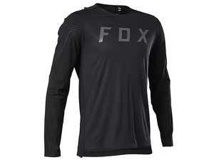 Koszulka rowerowa z długim rękawem Fox Flexair Pro czarna