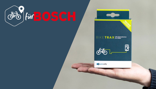 Lokalizator GPS PowUnity BikeTrax do roweru elektrycznego z silnikiem Bosch 4 generacji